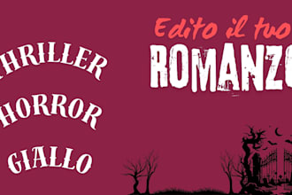 edit your thriller, mistery, horror novel