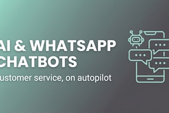 build an ai chatbot or customer service automation for your business