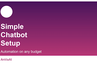 build an ai chatbot or customer service automation for your business