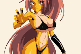 draw your furry characters sfw and nsfw