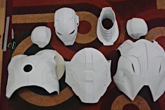 custom pepakura template eva foam cosplay armor patterns anime wearable armor