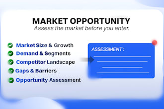 research and assess your market opportunity