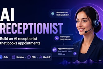 build an ai receptionist that books appointments