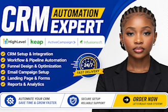 ghl keap activecampaign infusionsoft crm automation, funnels and email campaigns