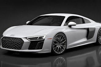 do 3d car modeling, rc car, automotive rendering, vehicle design for 3d printing