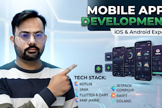 develop cross platform mobile apps using kmp or flutter