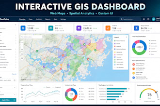 build an interactive gis web map and geospatial dashboard
