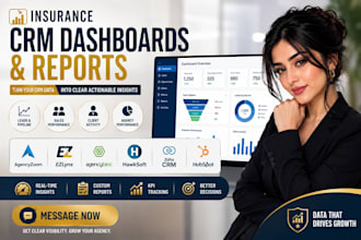 create insurance CRM dashboards and reports using agencyzoom ezlynx agencybloc