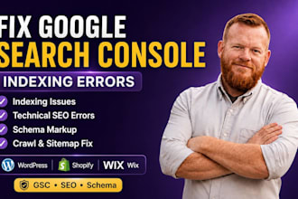 fix google search console indexing issues, technical SEO errors, scheme markup