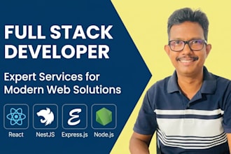 develop a full stack app with react, nestjs or express