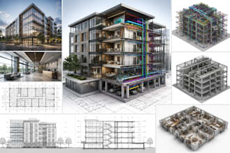 create professional revit 3d models and bim architecture designs