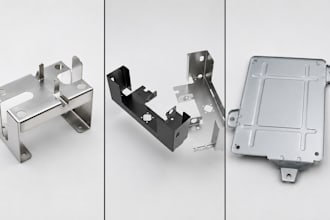 design sheet metal enclosures cad dxf flat patterns and cnc fabrication drawings