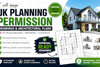 design UK planning permission drawings and architectural plans