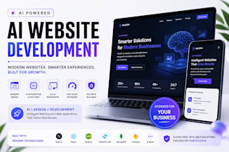 build ai website, ai software, ai web app for businesses