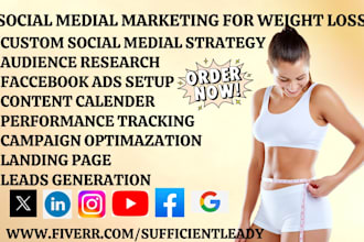 do social medial marketing for weight loss patient health care semaglutide leads