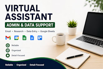 be your virtual assistant for admin tasks