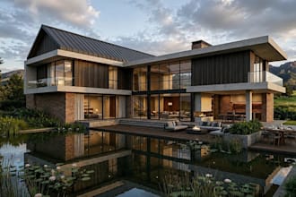 do exterior, interior design, sketchup and revit 3d models and renderings