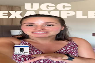 create authentic female ugc video ads for your finance, app, game, or tech