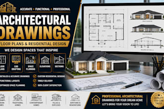do architectural drawings floor plans and residential building designs