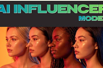 create a fanvue ai influencer model with realistic motion and content