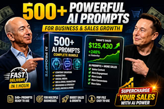 deliver 500 ai business prompts in 1 hour