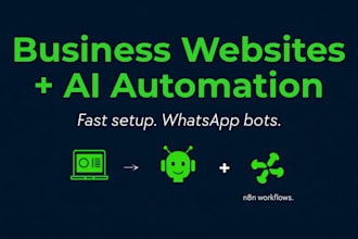build a fast mobile optimized business website with automation