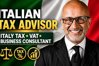 be your italian tax advisor for italy tax, vat and business matters