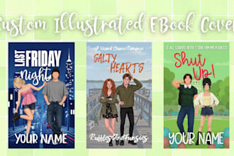 illustrate book covers for amazon and kindle