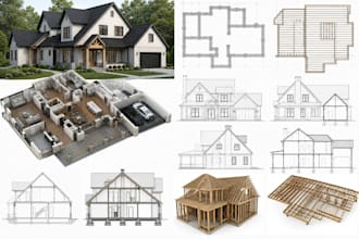 do structural engineering plans, framing, foundation, wood and steel structures