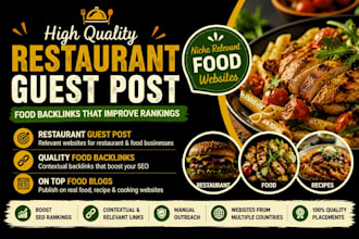 publish guest post on food blogs with high da food backlinks