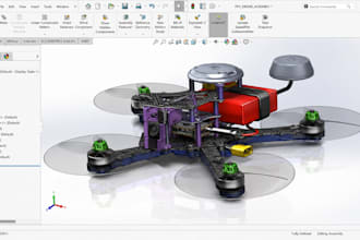 3d solidwork drone design, drone blueprint, 3d custom uav,fpv, drone frame model