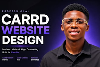 carrd website design carrd landing page redesign carrd website duda website SEO