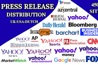 uk press release distribution, dutch press release distribution, UK SEO backlink