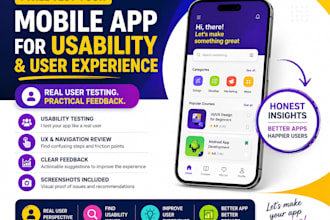 review your mobile app UI UX and give actionable feedback