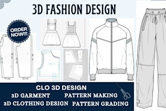 create your garment in clo3d with realistic 3d fashion visualization