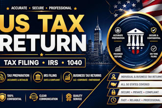 prepare and file your US tax return irs tax filing and tax preparation