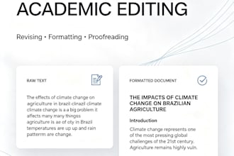proofread and edit your academic paper