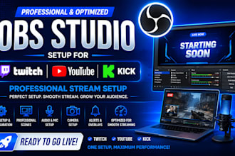setup obs studio for twitch youtube and kick