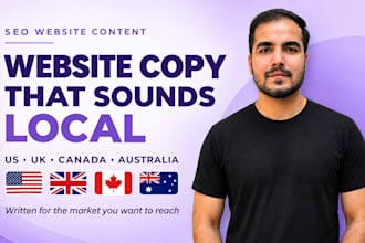 write SEO website content for US UK canada and australia