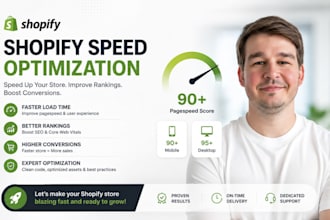 do shopify speed optimization, shopify website speed and fix core web vitals