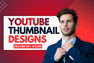 design high CTR youtube thumbnails