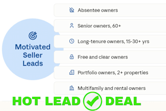 find motivated seller leads absentee, senior, owner portfolio long tenure
