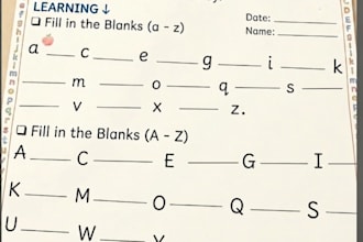 design printable kids learning worksheets and tracing pages