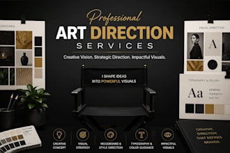 provide professional art direction and creative direction services