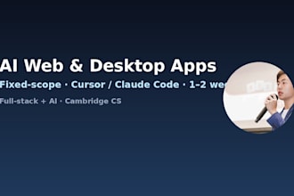 ship a production ai web or desktop app in 2 weeks