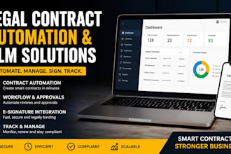 build legal contract automation websites, automate clm contracts, android apps