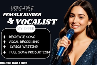 female pop singer edm singer female vocalist  songwriter, female edm, pop singer