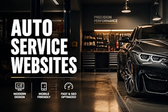 build a multilingual auto service business website