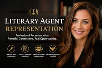research top literary agent and write appealing query letter, synopsis, critique