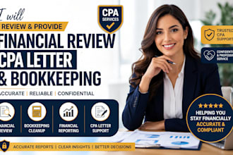 audit review financial CPA US, CPA letter, bookkeeping